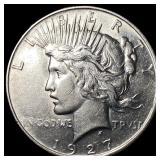 1927 Peace Silver Dollar CHOICE AU
