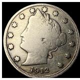 1912-S Liberty Head Nickel NICELY CIRCULATED