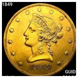 1849 $10 Gold Eagle UNCIRCULATED