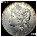 1896-S Morgan Silver Dollar CHOICE AU