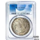 1886 Morgan Silver Dollar PCGS MS63
