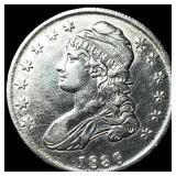 1836 Capped Bust Half Dollar CHOICE AU