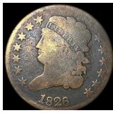 1826 Classic Head Half Cent NICELY CIRCULATED