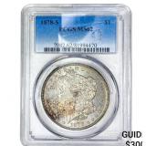 1878-S Morgan Silver Dollar PCGS MS62