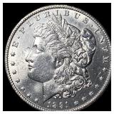 1891 Morgan Silver Dollar CLOSELY UNCIRCULATED