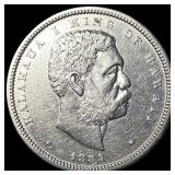1883 Silver Hawaiian 1/2 Dollar UNCIRCULATED