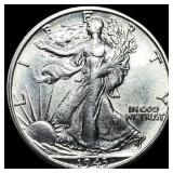 1943-S Silver Walking Liberty Half Dollar  UNCIRC
