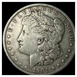 1901 Silver Morgan Dollar LIGHTLY CIRCULATED