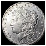 1887 Morgan Silver Dollar CHOICE BU