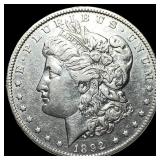 1892 Silver Morgan Dollar CLOSELY  UNCIRCULATED
