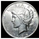 1925-S Peace Silver Dollar CLOSELY  UNCIRCULATED