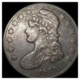 1834 Capped Bust Half Dollar NEARLY UNCIRCULATED