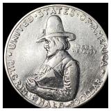 1920 Silver Pilgrim Tercentenary Half Dollar UNCIR