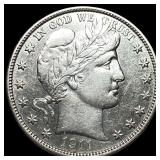 1911-D Silver Barber Half Dollar UNCIRCULATED