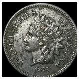 1873 Indian Head Cent CLOSELY UNCIRCULATED