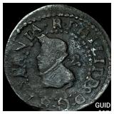 1644 Spain-Barcelona Philip IV Copper Seiseno