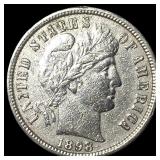1898-S Silver Barber Dime CLOSELY UNCIRCULATED