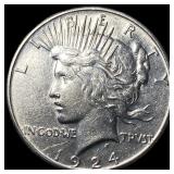 1924 Silver Peace Dollar UNCIRCULATED