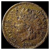 1872 Indian Head Cent LIGHTLY CIRCULATED