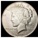 1934-D Silver Peace Dollar CLOSELY  UNCIRCULATED