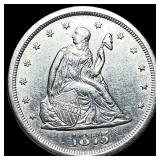 1875-S Silver Twenty-Cent Piece UNCIRCULATED