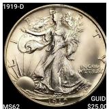 1919-D Walking Liberty Half Dollar UNCIRCULATED
