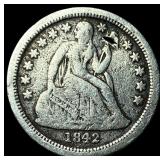 1842-O Seated Liberty Dime NICELY CIRCULATED