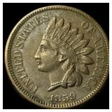 1859 Indian Head Cent CLOSELY UNCIRCULATED