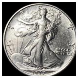 1917 Walking Liberty Half Dollar UNCIRCULATED