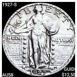 1927-S Standing Liberty Quarter CHOICE AU
