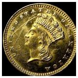 1871 Gold $1 Indian Head Type 3 HIGH GRADE