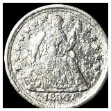 1856 Seated Liberty Half Dime CLOSELY UNCIRCULATED