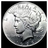 1926 Silver Peace Dollar CLOSELY UNCIRCULATED