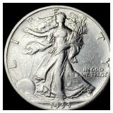 1933-S Silver Walking Liberty Half Dollar  CLOSEL