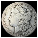 1904-S Silver Morgan Dollar NICELY CIRCULATED