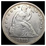 1872 Seated Liberty Dollar