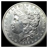1886 Silver Morgan Dollar CLOSELY UNCIRCULATED