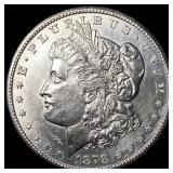 1878-S Silver Morgan Dollar CLOSELY UNCIRCULATED