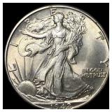 1942 Silver Walking Liberty Half Dollar UNCIRCULAT