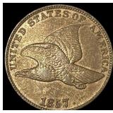 1857 Flying Eagle Cent UNCIRCULATED