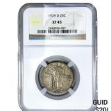 1929-D Standing Liberty Quarter NGC XF45