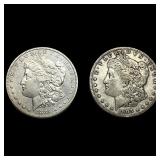 [2 Coins] 1884-1903 Morgan Silver Dollar