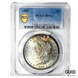 1889 Morgan Silver Dollar PCGS MS63