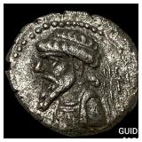 Elymais Kamnaskires V 54-32 BC Silver Hemidrachm