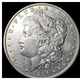 1896-O Silver Morgan Dollar CHOICE AU