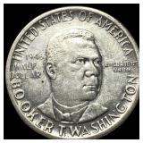 1946 Silver Booker T. Washington Half Dollar ABOUT