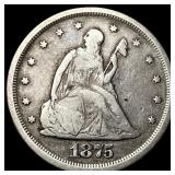 1875-S Silver Twenty-Cent Piece LIGHTLY  CIRCULAT