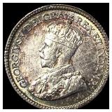 1912 Canada Silver 5 Cents UNCIRCULATED