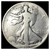 1919-D Silver Half Dollar NEARLY UNCIRCULATED