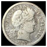 1893-O Silver Barber Dime NICELY CIRCULATED